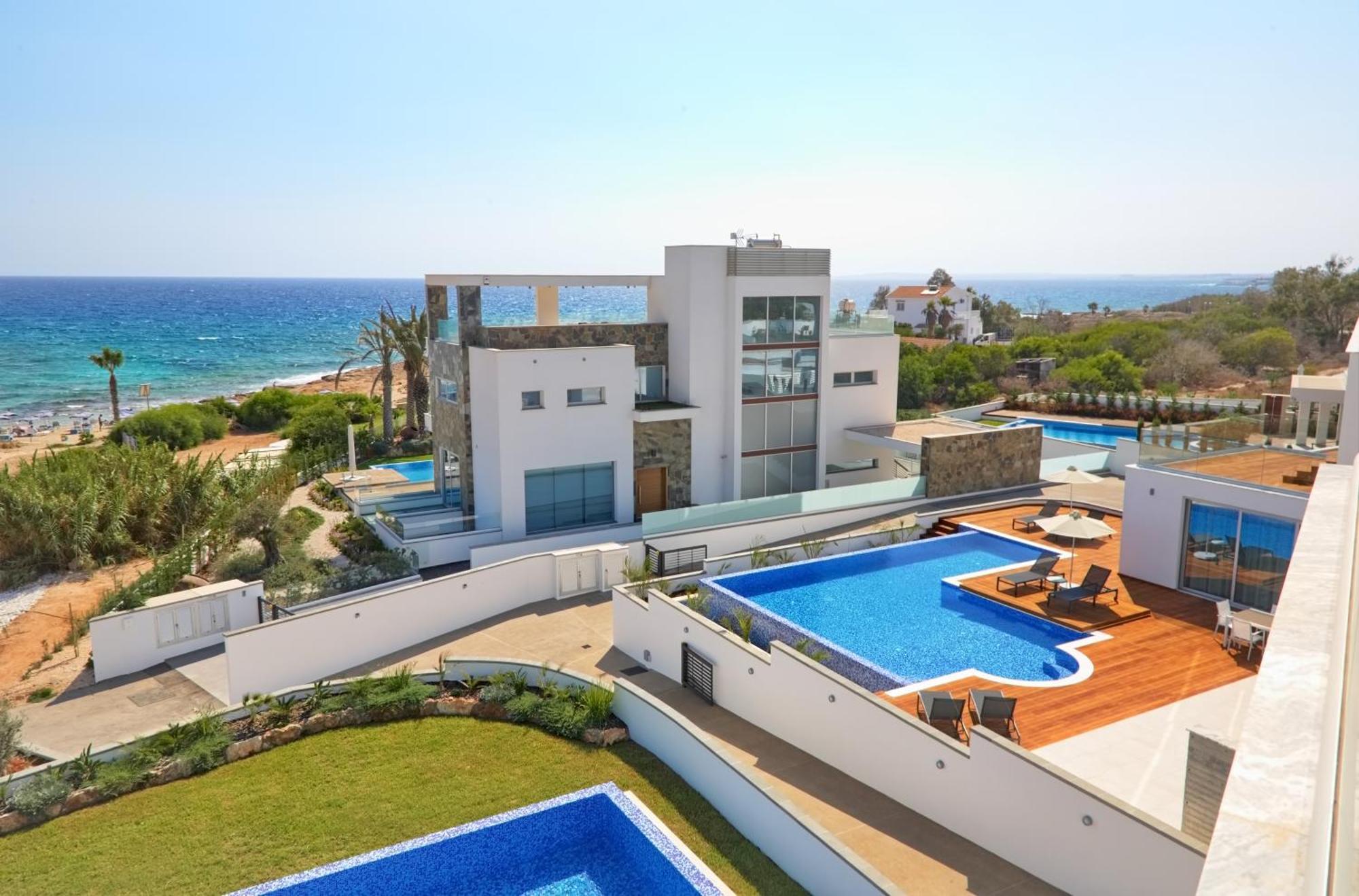 Beachfront Luxury Villa Idania Айя-Напа Екстер'єр фото