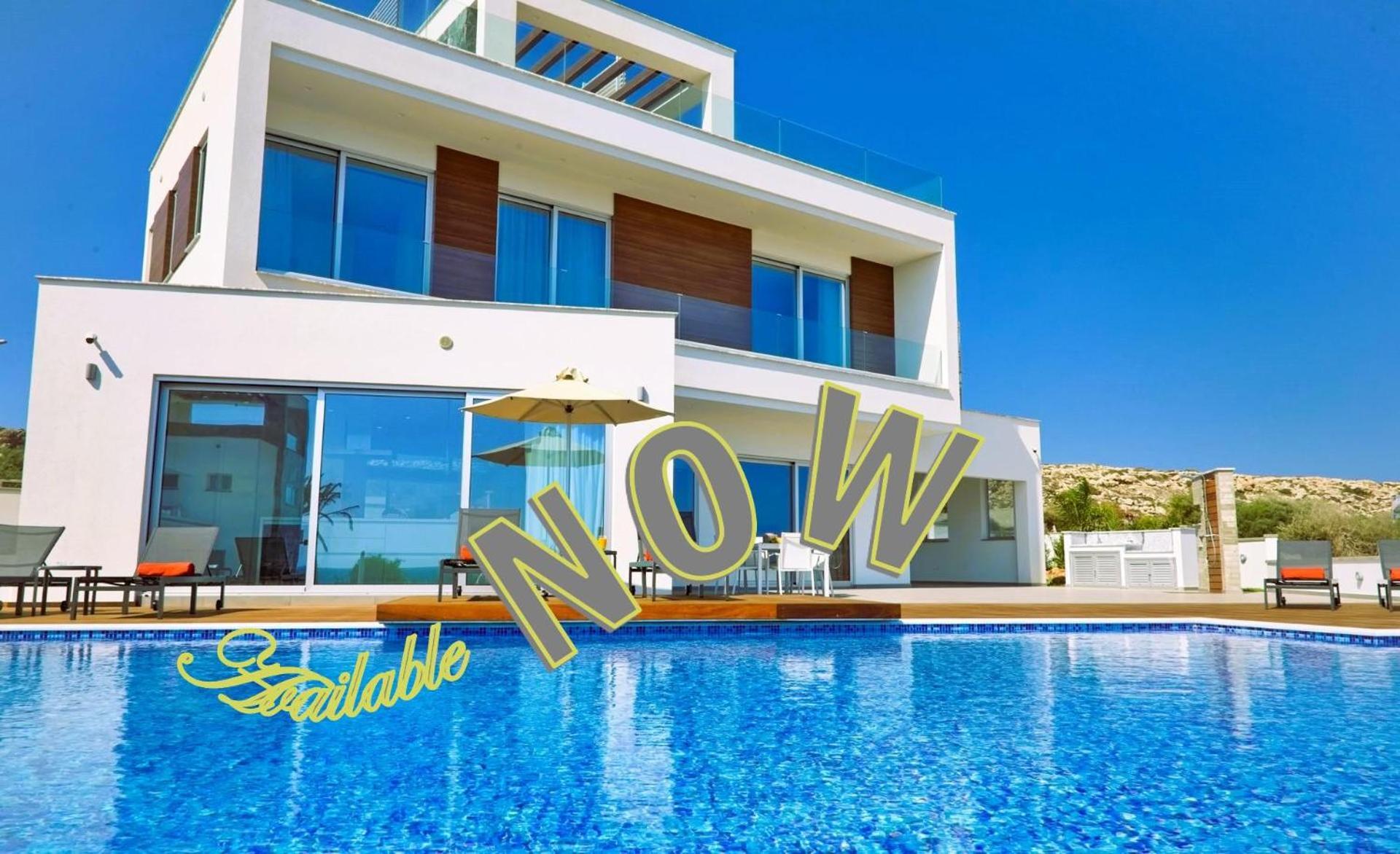 Beachfront Luxury Villa Idania Айя-Напа Екстер'єр фото